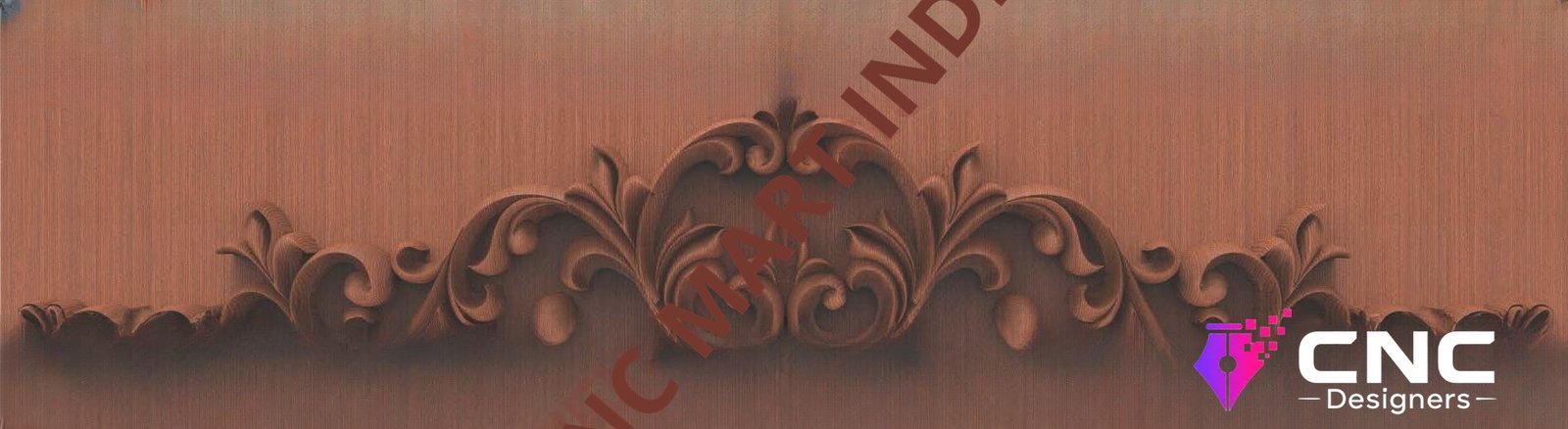 Beds & Sofa - BS-32 Decorative Ornate Floral Header for Headboards and Furniture